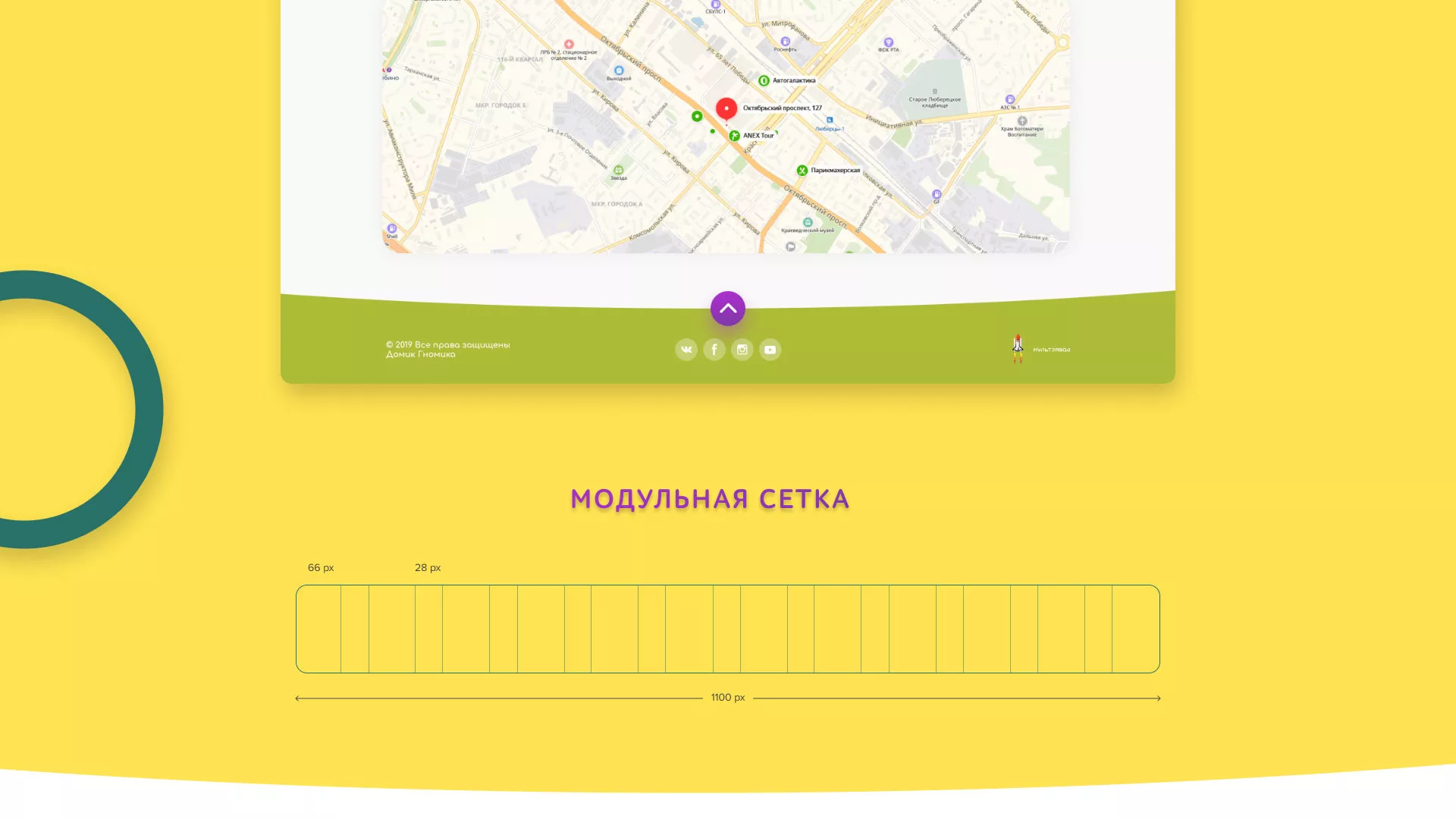 Разработка сайта детского активити-клуба «Домик гномика» в Пятигорске