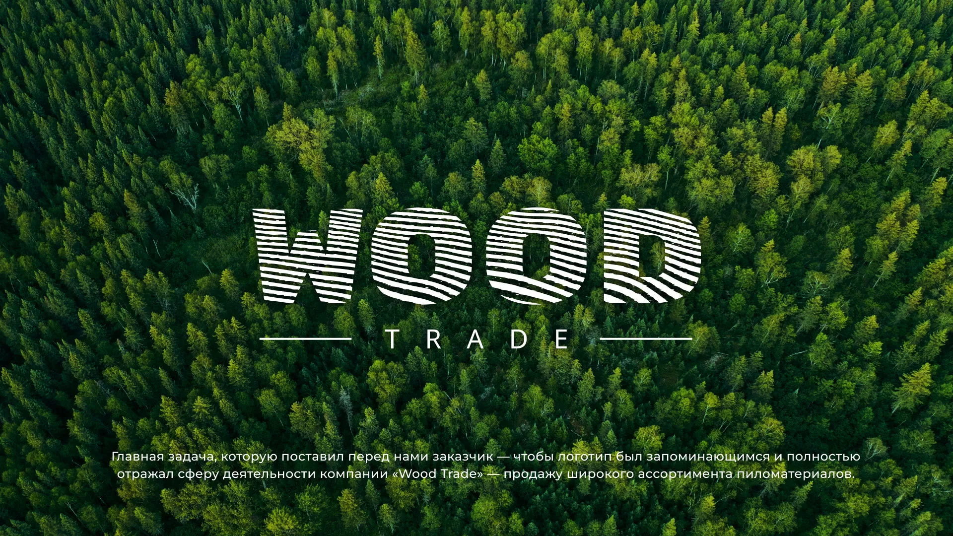 Разработка логотипа для компании «Wood Trade» в Пятигорске